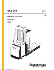 Jungheinrich EKS 308 Operating Instructions Manual