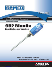 Gemco 952 BlueOx Installation Manual