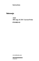 tektronix A622 Instructions Manual