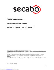 Secabo TC5 Smart Operating Manual