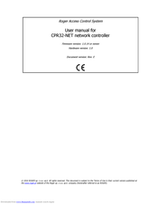 Roger CPR32-NET User Manual