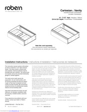 Robern Cartesian Vanity Installation Instructions Manual