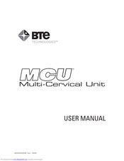 BTE Technologies Multi-Cervical Unit User Manual
