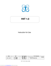BeON fHIT 1.0 Instructions For Use Manual