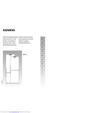 Siemens KG..U SERIES Instructions For Use Manual