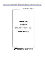 Electro-Metrics EM-6992 Instruction Manual