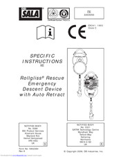 DBI SALA Rollgliss Specific Instructions