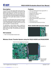 idt P9221-R-EVK User Manual