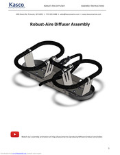 Kasco Robust-Aire Diffuser Assembly Instructions Manual
