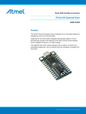Atmel ATtiny104 Xplained Nano User Manual