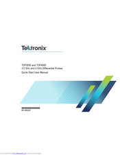 Tektronix, Inc. TDP3500 Quick Start User Manual