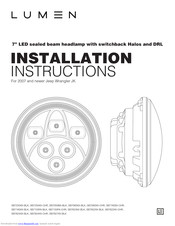 Lumen SB7160XX-BLK Installation Instructions Manual
