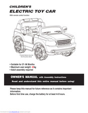 Daymak Magic Owner's Manual With Assembly Instructions