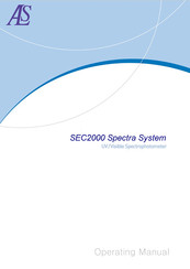 BAS SEC2000 Spectra System Operating Manual