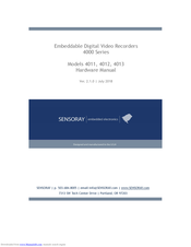 Sensoray 4012 Hardware Manual