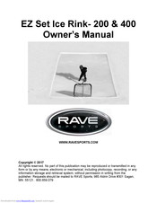 Rave Sports EZ Set Ice Rink 200 Owner's Manual