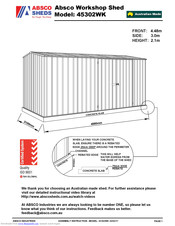 ABSCO 45302WK Assembly Instruction Manual