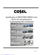 Cosel CHS7004812 Manual