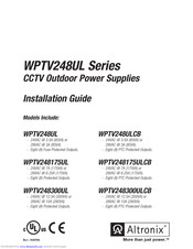 Altronix WPTV248UL Series Installation Manual