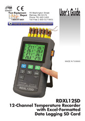 Omega RDXL12SD User Manual