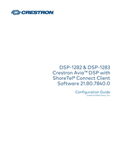 Crestron Electronics, Inc. DSP-1282 Configuration Manual
