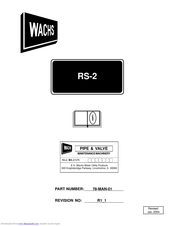 Wachs RS-2 Manual