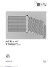 Rehau RELAZZO Assembly Instructions Manual