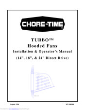 Chore-Time TURBO series Installation & Operator's Manual