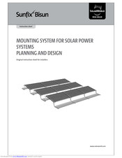 SolarWorld Sunfix Bisun Original Instruction Sheet