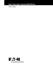 Eaton Power Xpert PXGX PDP User Manual