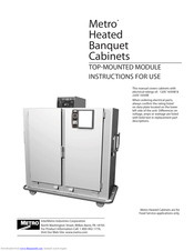 Metro DataVac MBQLT-120D-QH Instructions For Use Manual