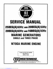 Westerbeke W-70GA Service Manual