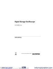 Gw Instek GDS-3000 Series User Manual