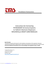 Triangle MicroSystems PETROSMART EZ Installation Instructions Manual