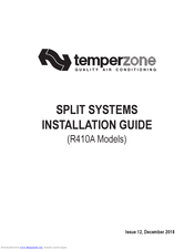TemperZone OSA 840RKTB Installation Manual