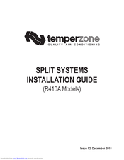 TemperZone OSA 950RKTB Installation Manual