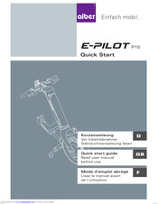 Alber E-Pilot P15 Quick Start Manual