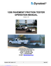 Dynatest 1295 Operation Manual