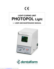 dentalfarm Photopol Maintenance Manual