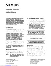 Siemens ICP-B6 Installation Instructions Manual