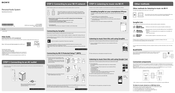Sony SRS-ZR5 Operating Instructions