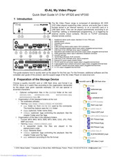 ID-AL My Video Player VP320 Quick Start Manual