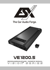 ESX ve1200.5 Owner's Manual