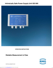 RMG ISS 900 Operating Instructions Manual