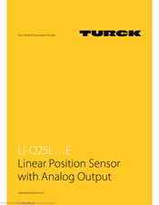 turck Li-Q25LxE Series Operating Instructions Manual