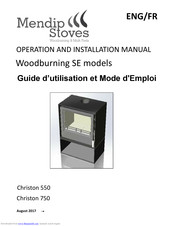 Mendip Stoves Christon 750 Inset Operation And Installation Manual