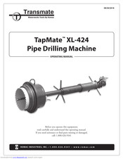 Transmate TapMate XL-424 Operating Manual