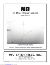 Mfj 1790 Instruction Manual