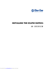 Clear-Com Eclipse Median Installing