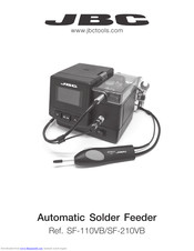 jbc SF-110VB Manual